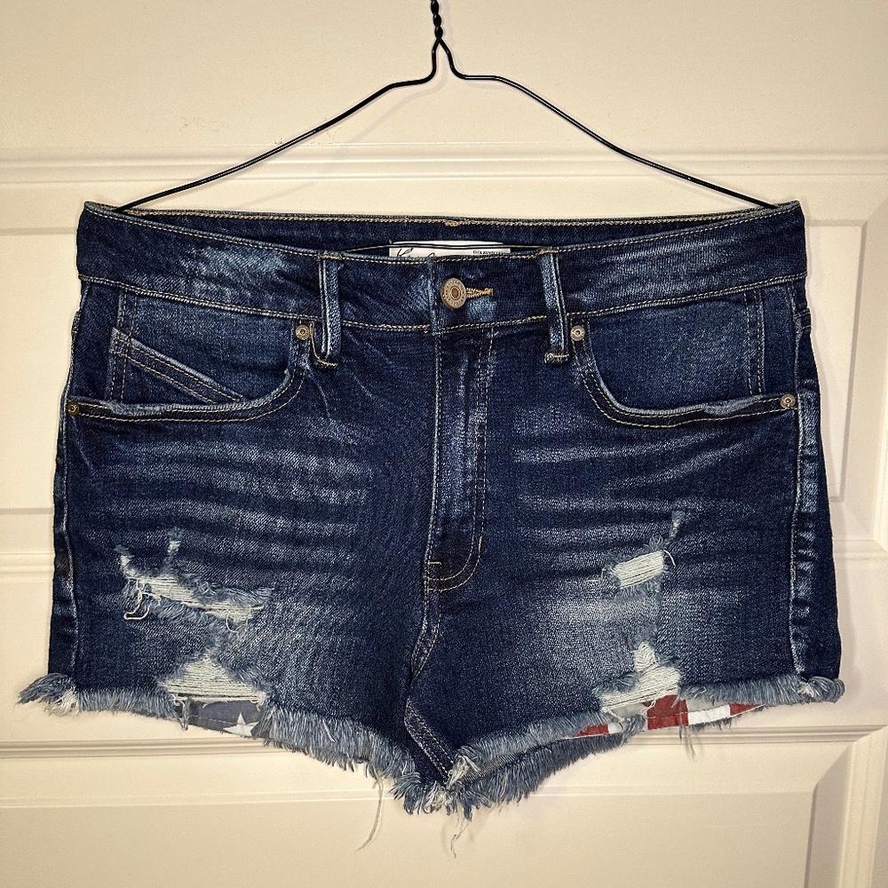 Buckle Kancan Jean Shorts